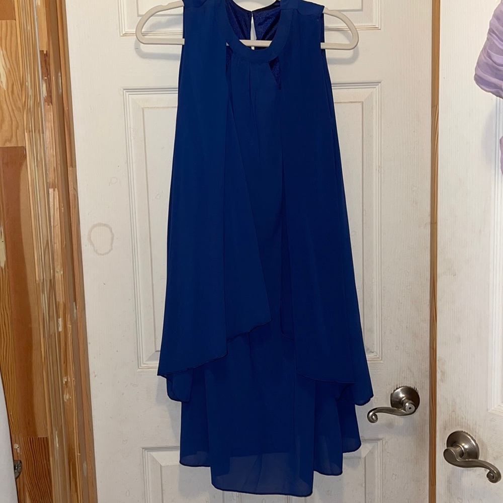 Blue cocktail dress